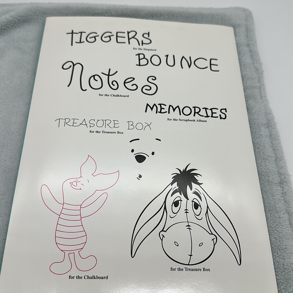 Pooh Stencils 2-8”x 10” Plastic Sheets Plus 9 Friendly Projects - Picture 12 of 12